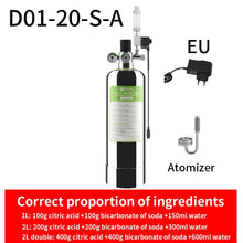 Load image into Gallery viewer, ZRDR Aquarium DIY CO2 Generator System Kit With Pressure Air Flow Adjustment Water Plant Fish Aquarium Co2 ValveCo2 gas cylinder