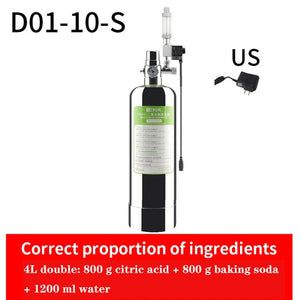 ZRDR Aquarium DIY CO2 Generator System Kit With Pressure Air Flow Adjustment Water Plant Fish Aquarium Co2 ValveCo2 gas cylinder