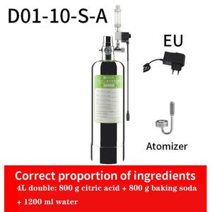 ZRDR Aquarium DIY CO2 Generator System Kit With Pressure Air Flow Adjustment Water Plant Fish Aquarium Co2 ValveCo2 gas cylinder