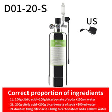 Load image into Gallery viewer, ZRDR Aquarium DIY CO2 Generator System Kit With Pressure Air Flow Adjustment Water Plant Fish Aquarium Co2 ValveCo2 gas cylinder
