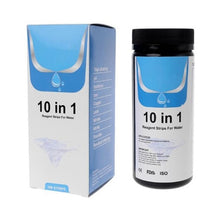Load image into Gallery viewer, 100PCS Upgrade 16-in-1 Drinking Water Quality Test Strip Tap Water Quality Test Papers For Pool Water Aquarium Testing PH Level
