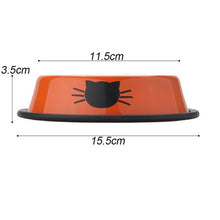 Load image into Gallery viewer, Double Dog Cat Bowls Splash-proof Pet Food Water Feeder For Dog Puppy Cats Pets Stainless Steel Feeding Dishes Pet Bowl #1
